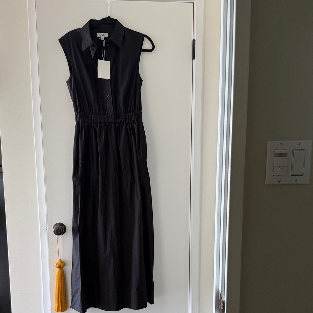 COS Sleeveless Black Maxi Dress
